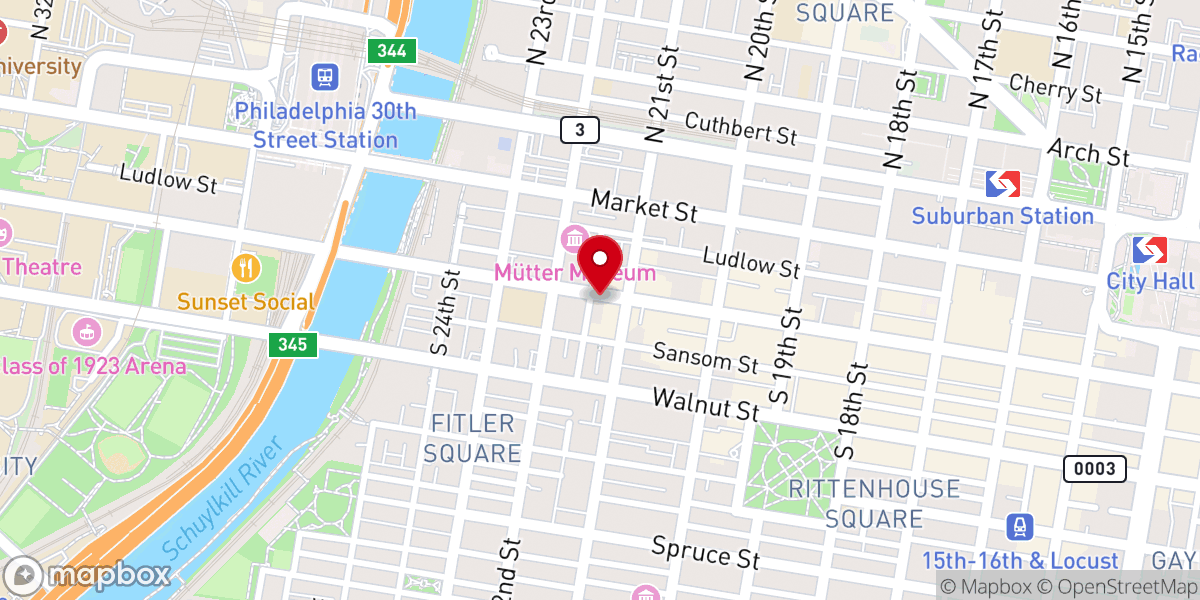 Map showing location of The Lutheran Church of the Holy Communion