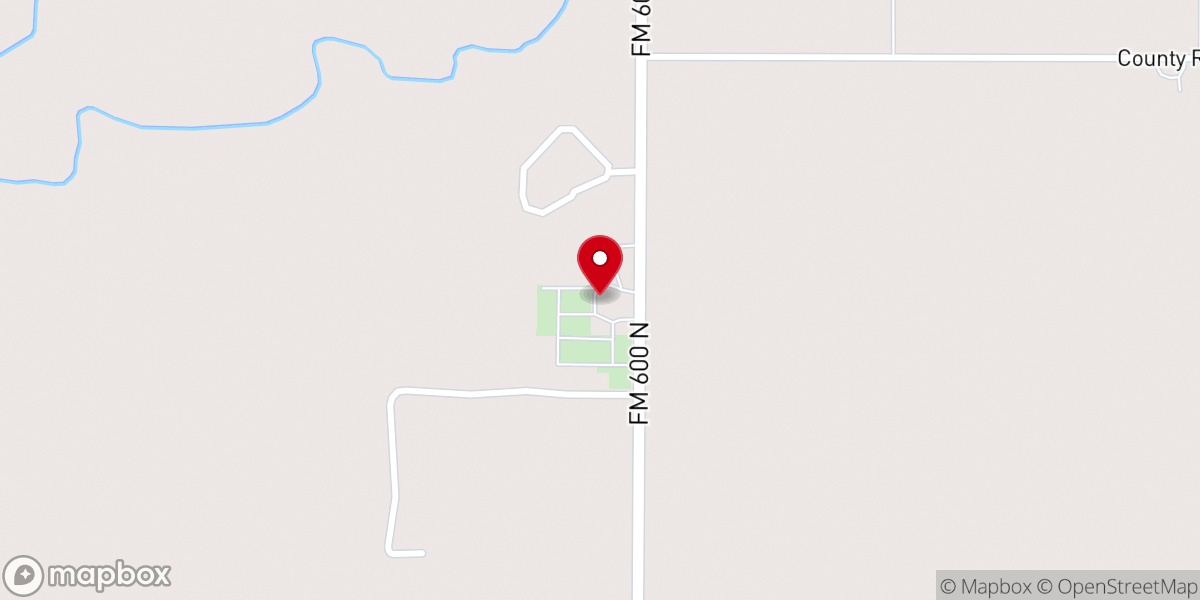 Map showing location of Bethel Evangelical Lutheran Church