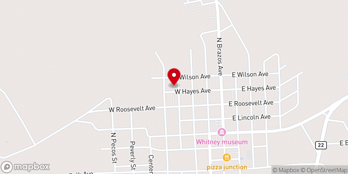 Map showing location of King Memorial