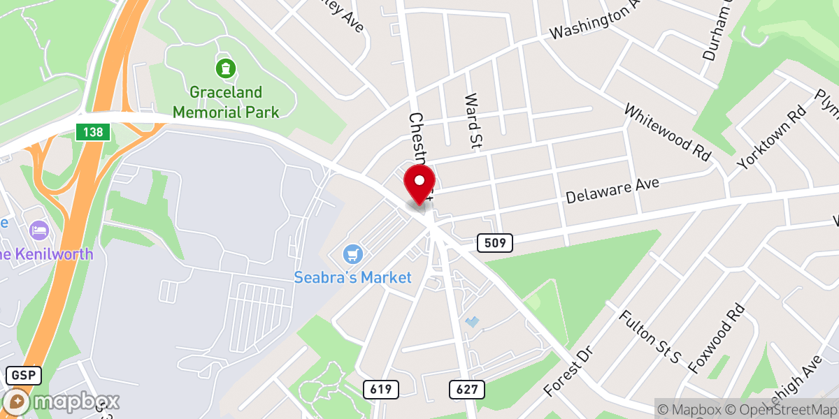 Map showing location of New Generations Christian Church