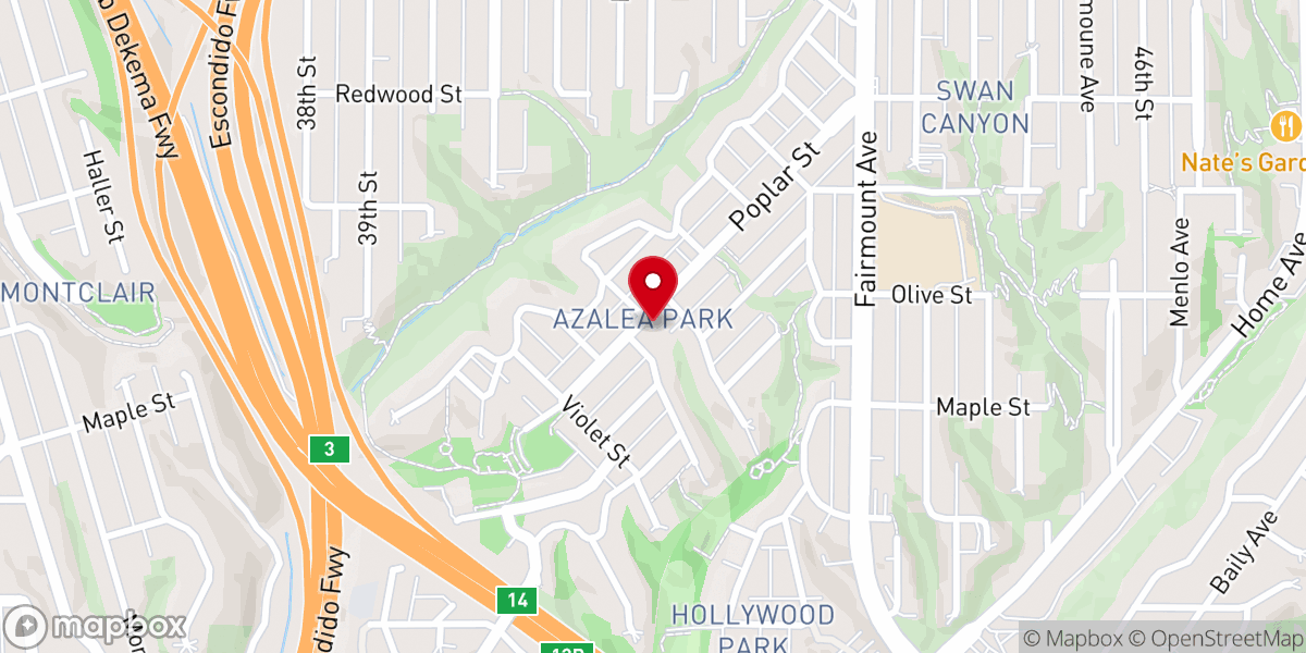 Map showing location of Saint Gregory Antiochian Church