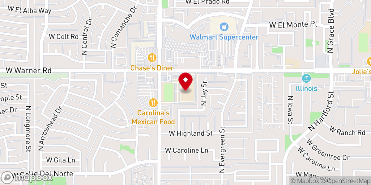 Map showing location of Journey of Faith Church