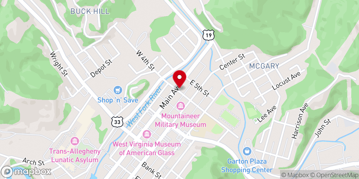 Map showing location of Hope Point Baptist Church Timothy Center