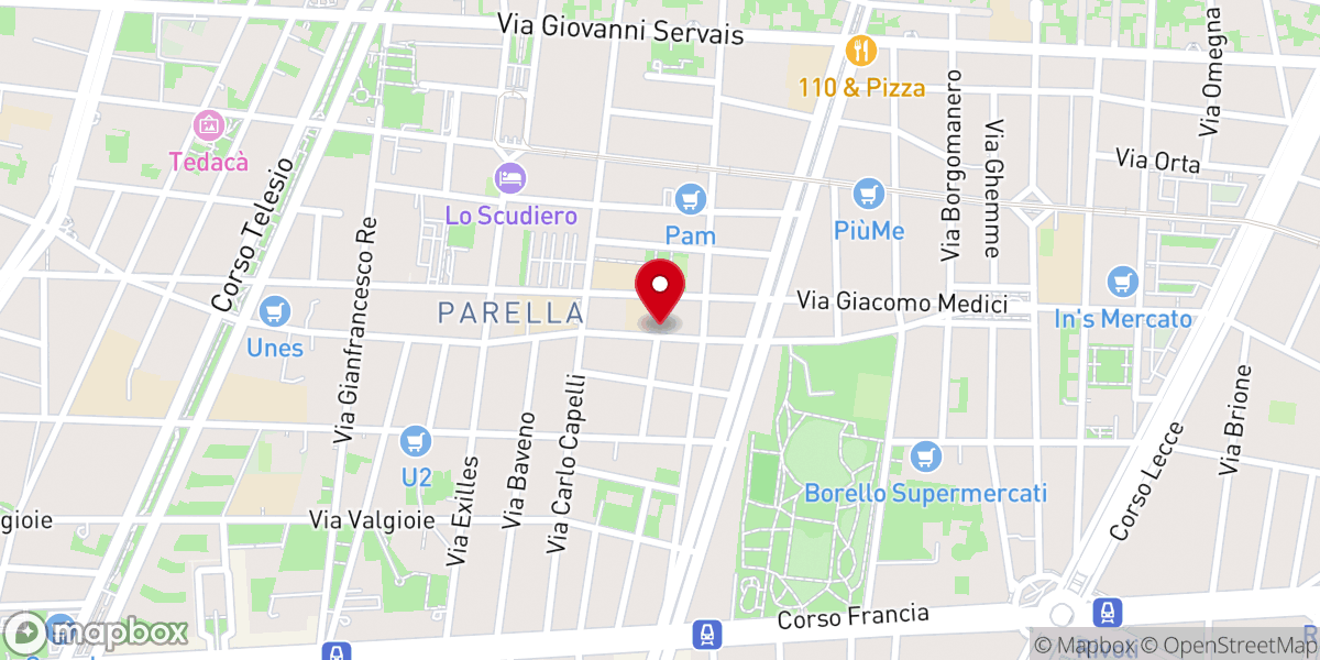 Map showing location of Parrocchia Madonna della Divina Provvidenza