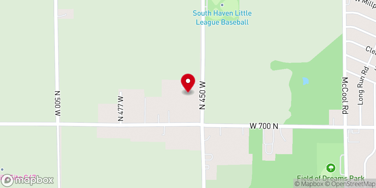 Map showing location of New Hope Church of God