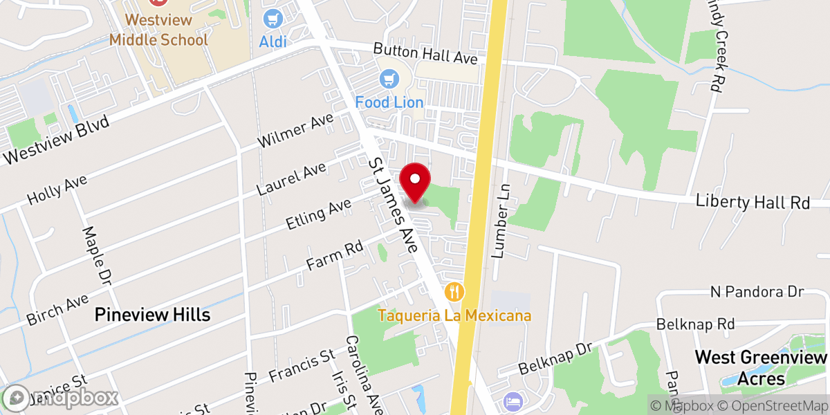 Map showing location of Eagles City And Healing Ministires