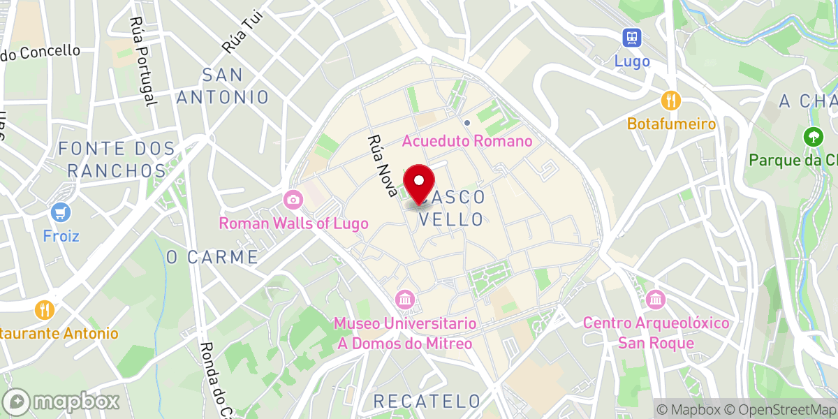 Map showing location of Escultura en Recuerdo a la Segunda República