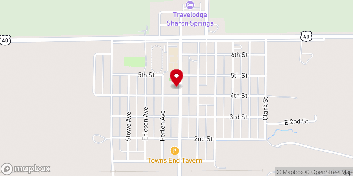 Map showing location of Holy Ghost Church