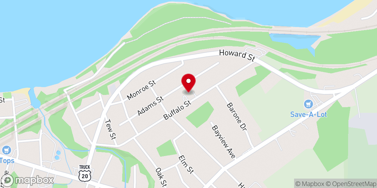 Map showing location of Christ Chapel Wesleyan Church