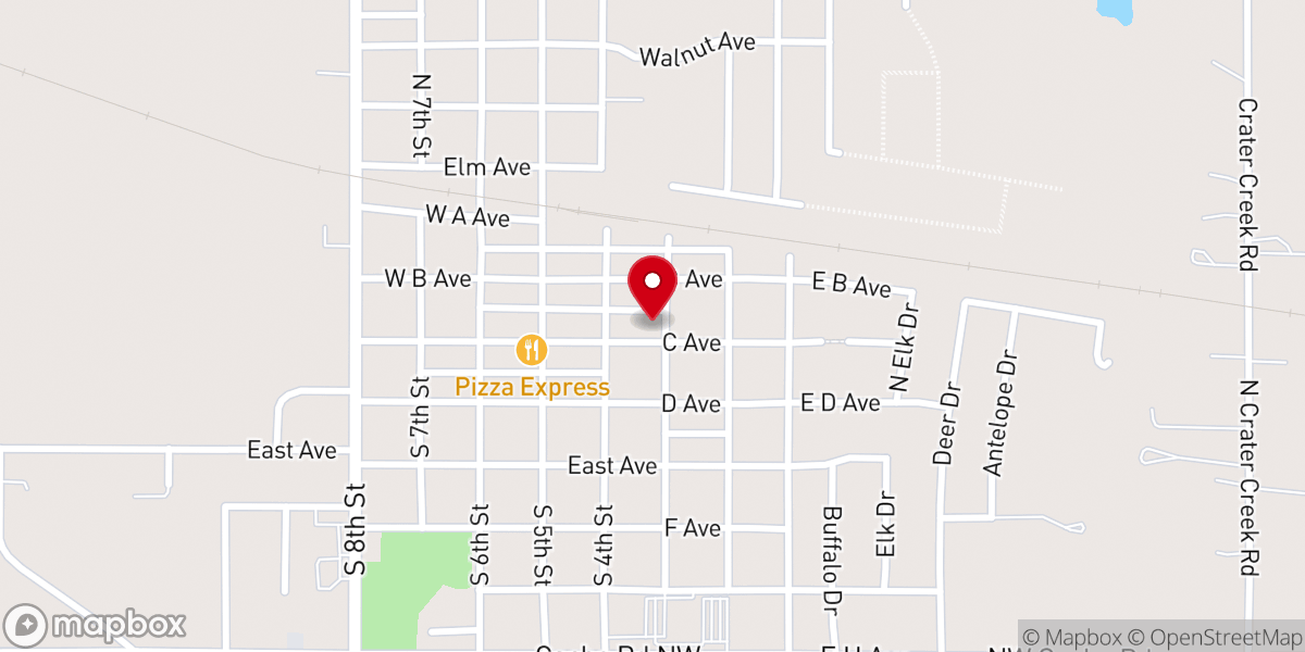 Map showing location of First United Methodist Church