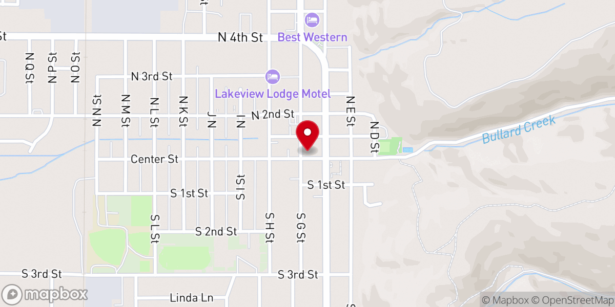 Map showing location of Saint Patrick Catholic Church