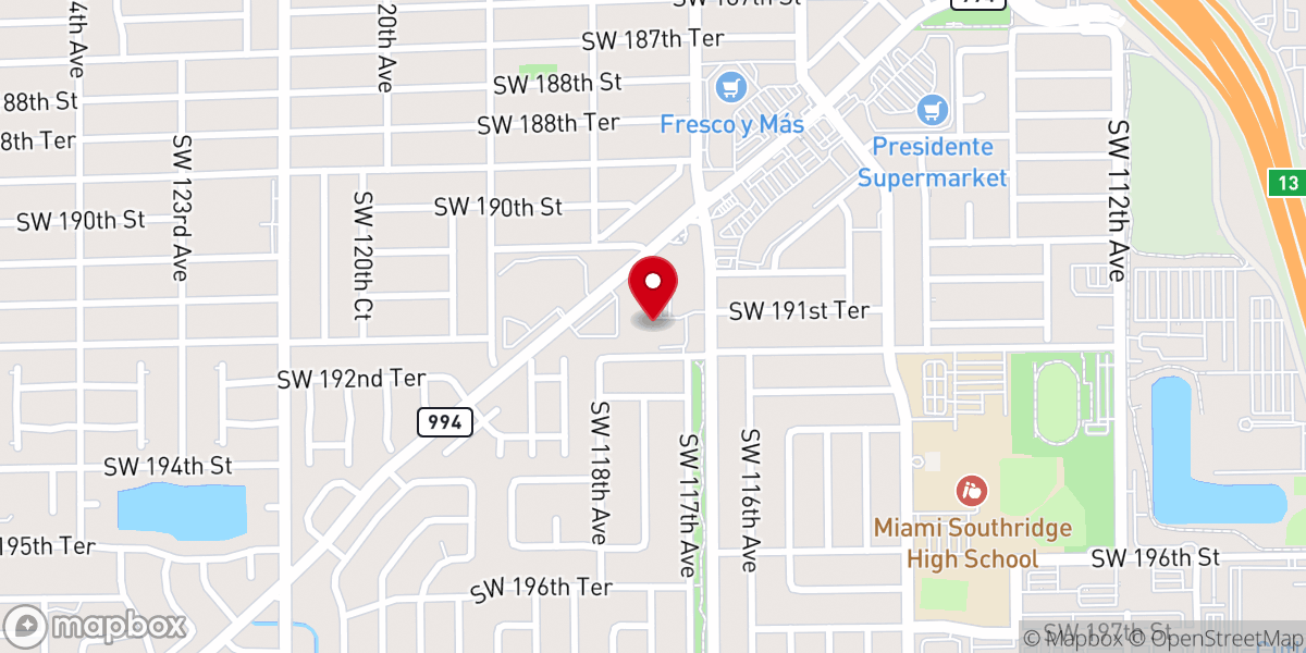 Map showing location of St Joachim Catholic Church