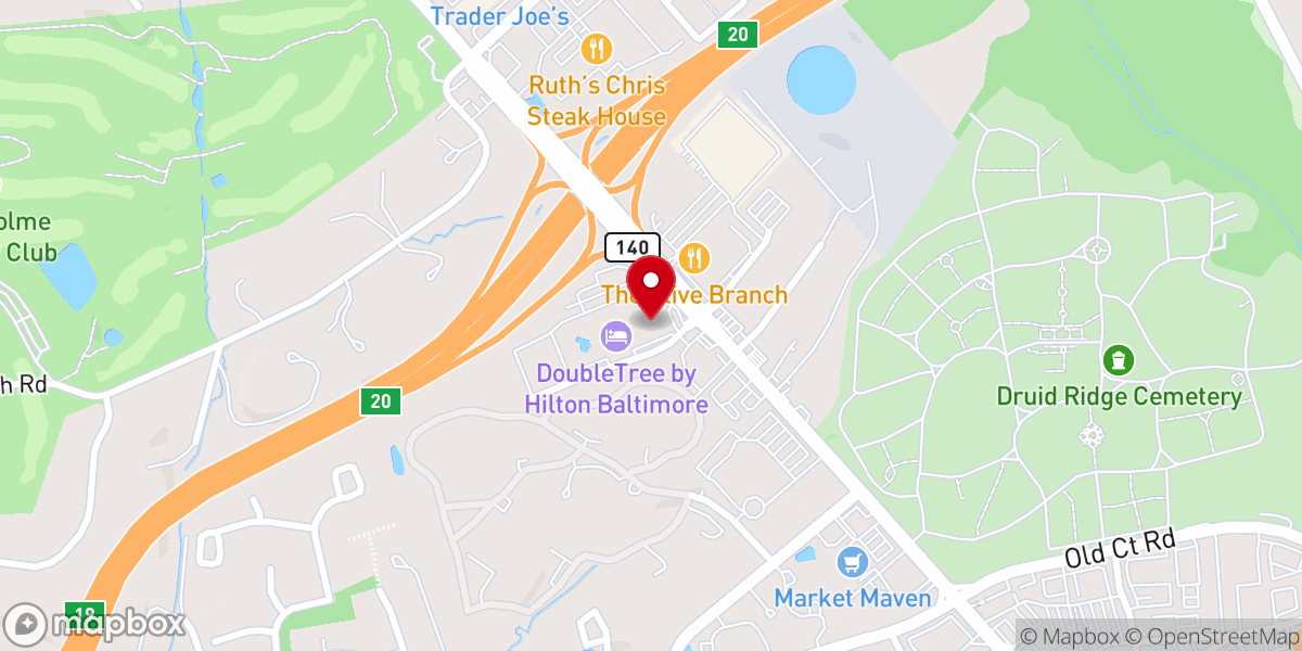 Map showing location of The Outlet Church