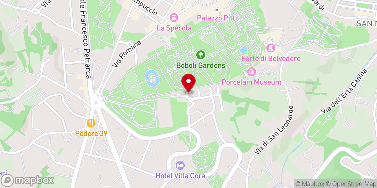 Map showing location of Oratorio di Santa Maria della Pace