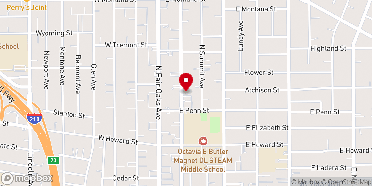 Map showing location of Avatars of Buddha Foundation