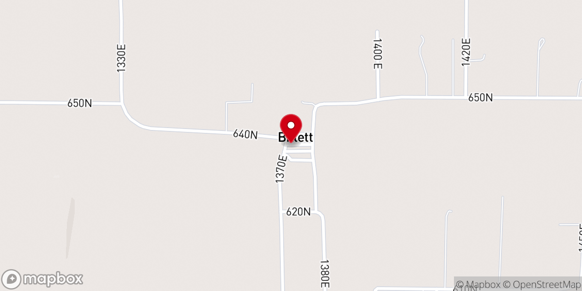 Map showing location of Billett United Methodist Church