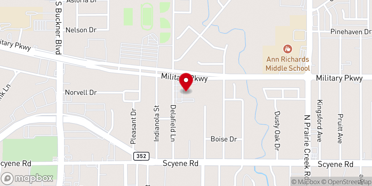 Map showing location of Pathway of Life Church