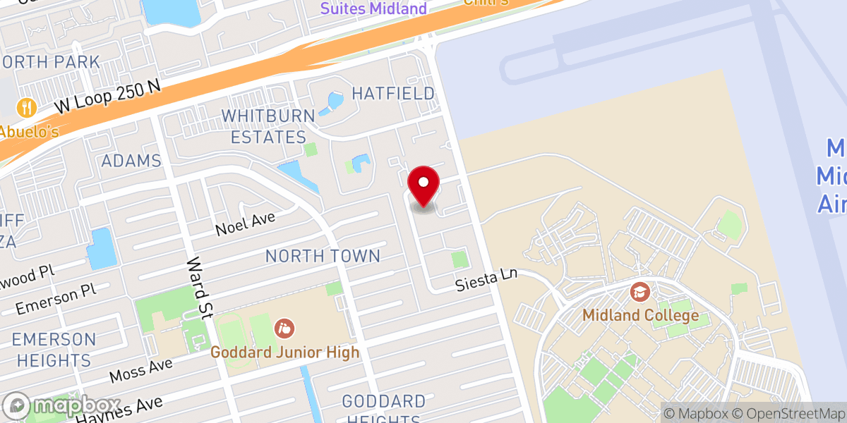 Map showing location of Paisano Foundation Inc