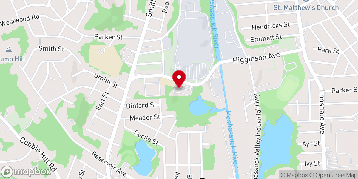 Map showing location of Iglesia de Dios Rio de Agua Viva