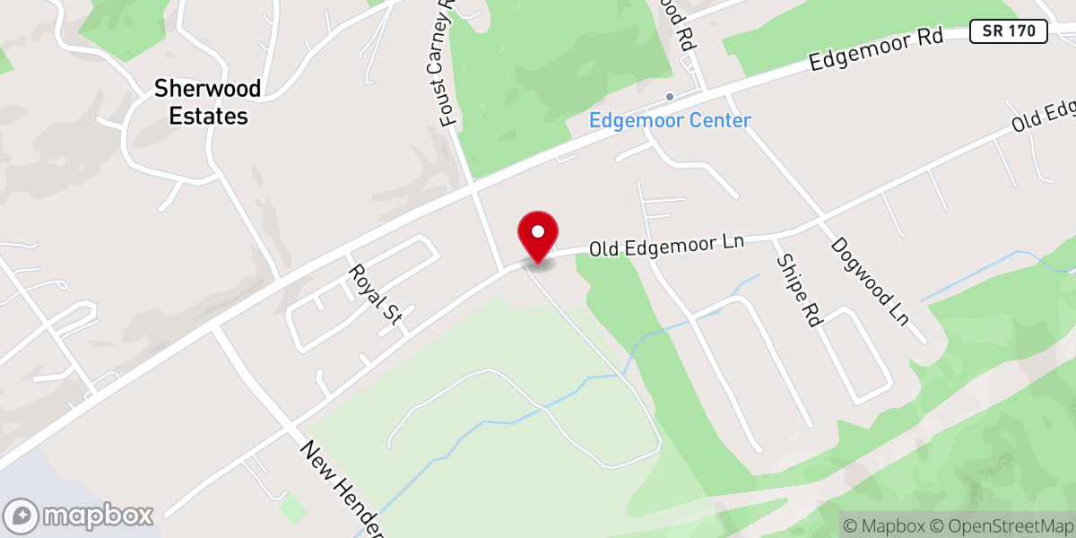 Map showing location of Claxton Church of Christ