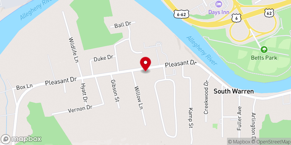 Map showing location of Risher Gary Rev