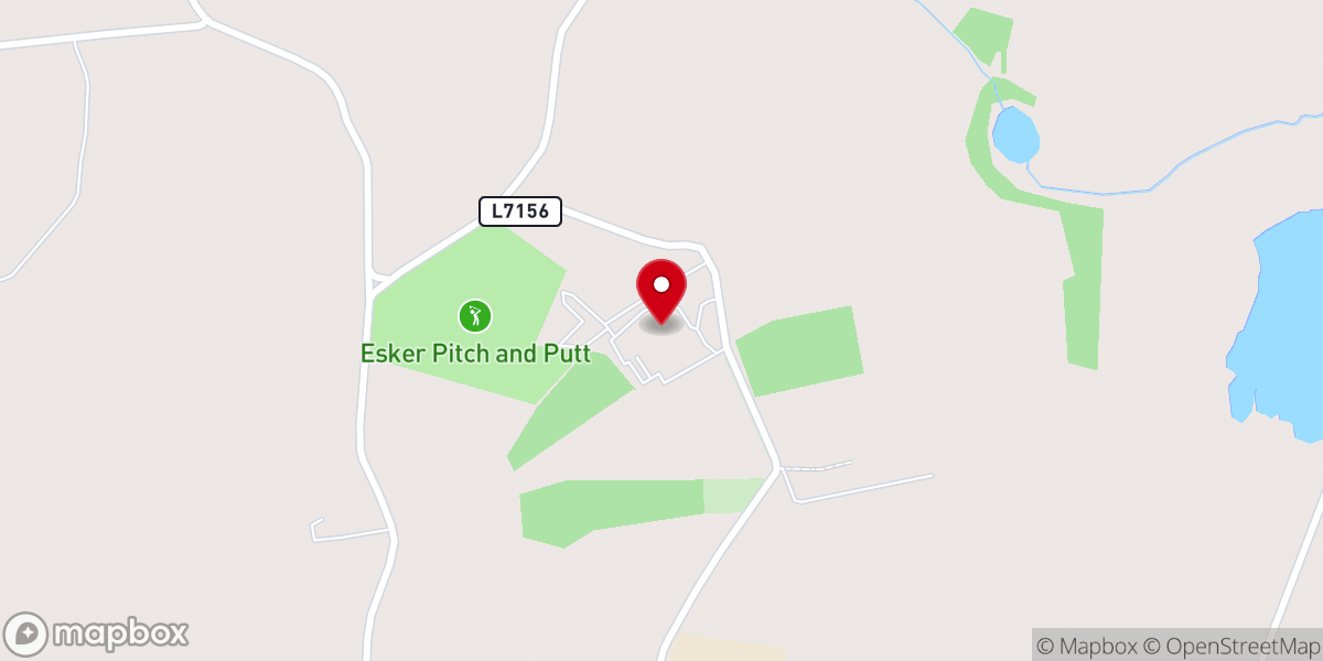Map showing location of Esker Monastery & Retreat House-Redemptorist Community