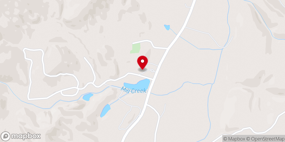 Map showing location of Candlelight Forest