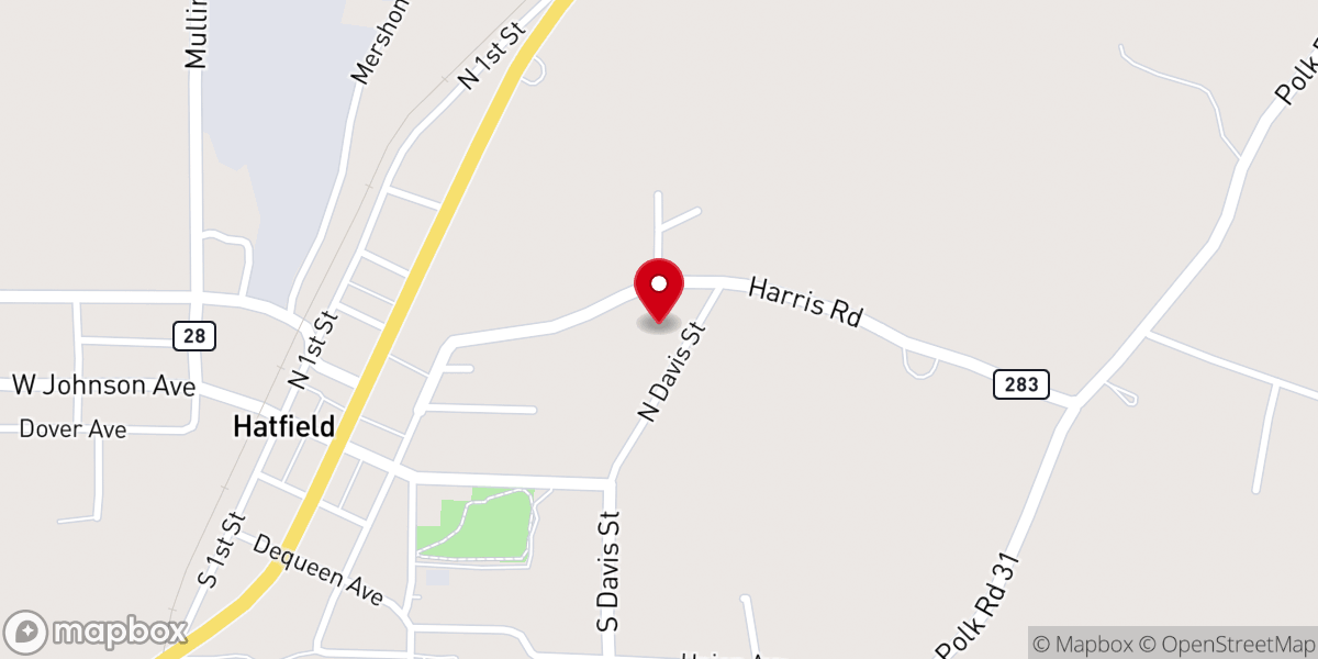 Map showing location of Two Wheels One Mission Inc