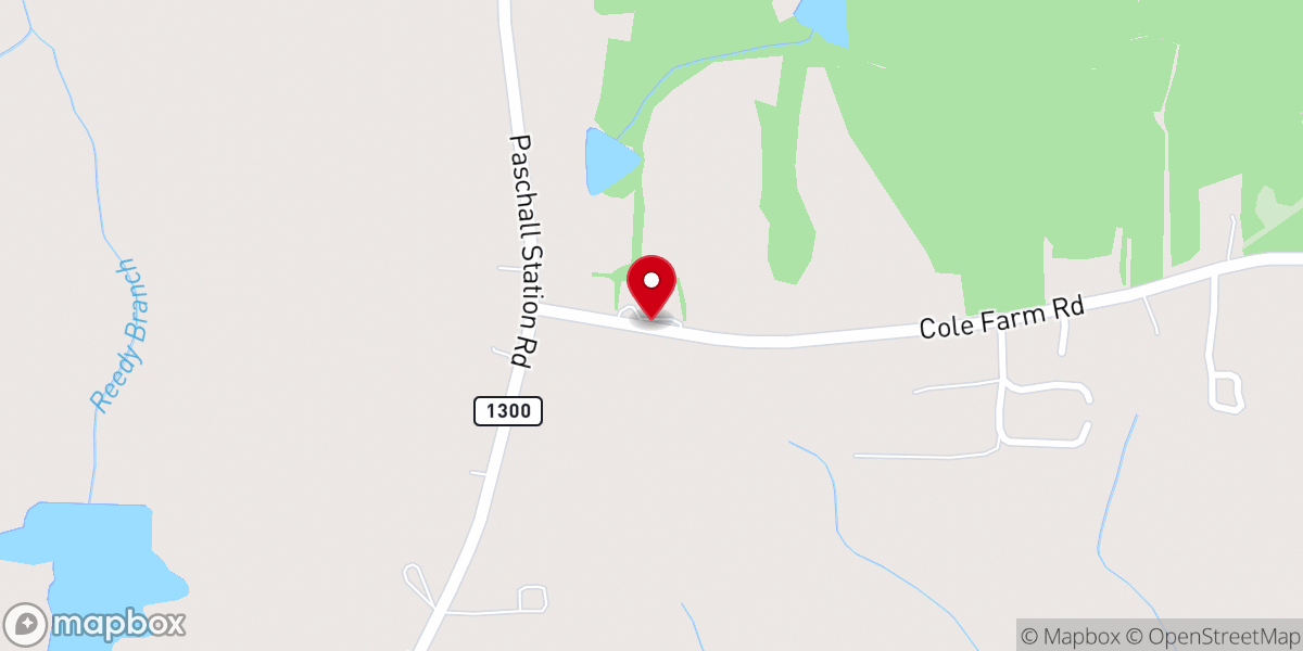 Map showing location of Bethlehem Baptist Church