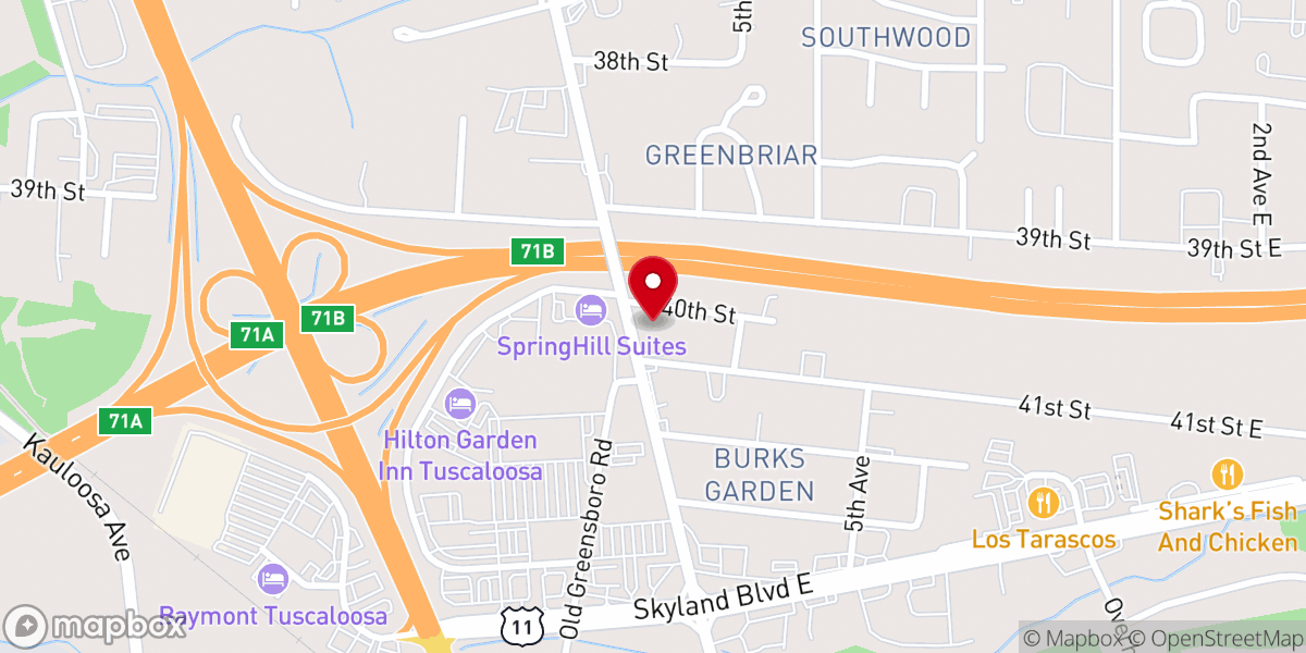 Map showing location of River Church
