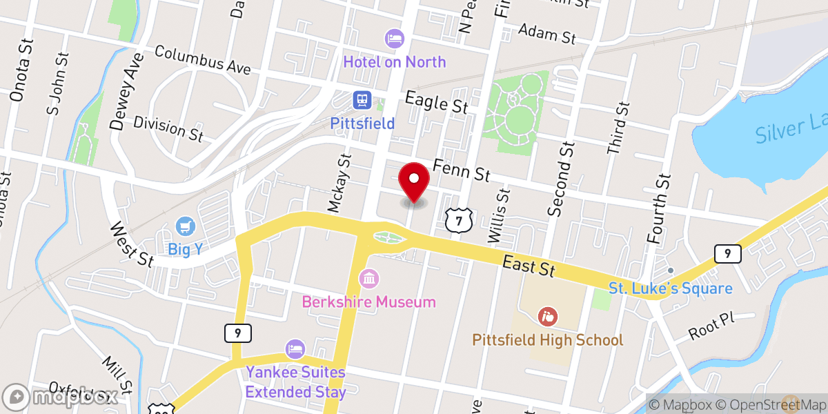 Map showing location of St.Stephen's Parish House & Office
