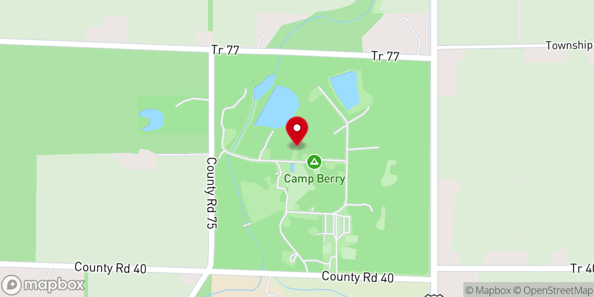 Map showing location of Marcus Chapel
