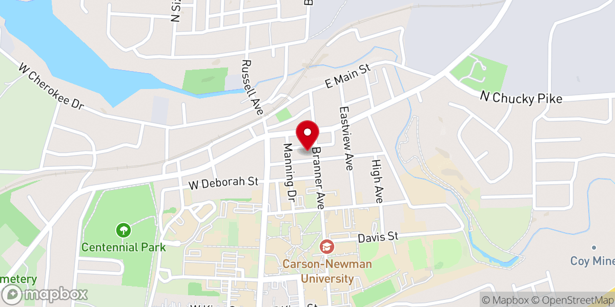 Map showing location of First United Methodist Church