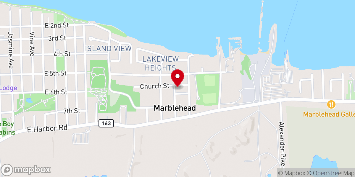 Map showing location of St Joseph Catholic Church