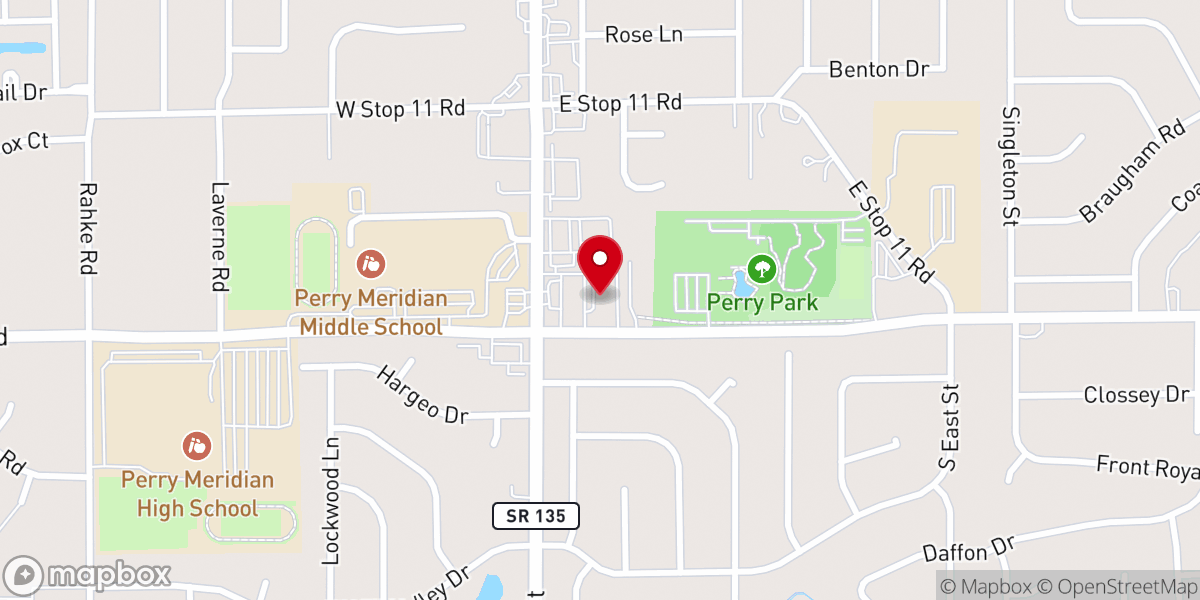 Map showing location of Ascend Bible Church