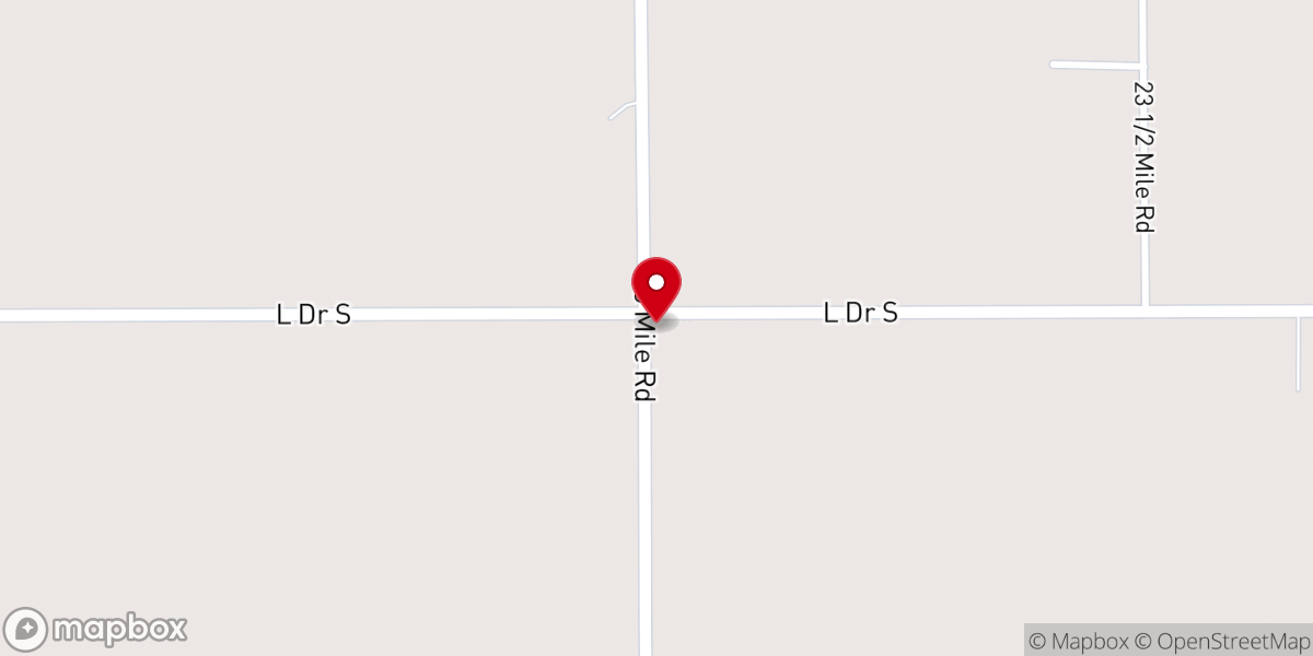 Map showing location of Cook's Prairie Baptist Church
