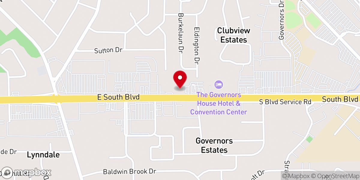Map showing location of Bible Verse Church