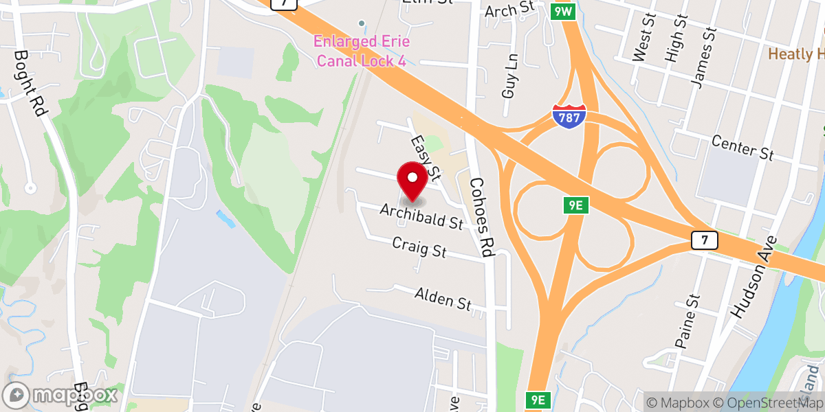 Map showing location of St. Basil's Russian Orthodox Church