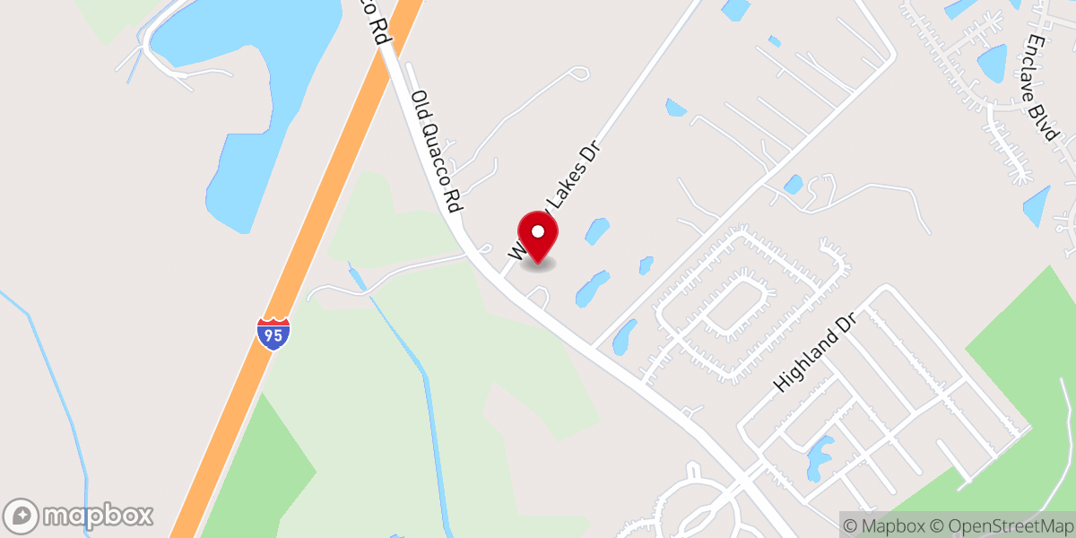 Map showing location of Heavenbound Baptist Church
