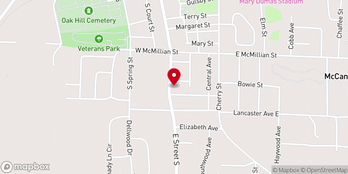 Map showing location of St Francis of Assisi Catholic