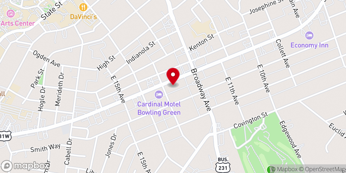 Map showing location of Mosaic Church