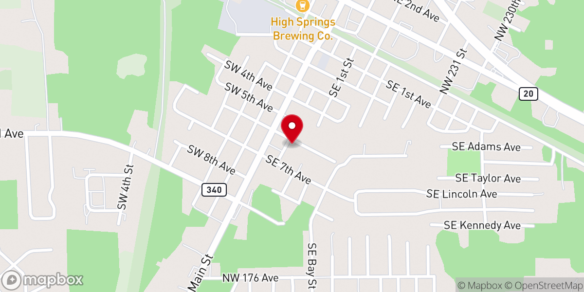 Map showing location of Miracle Temple Church