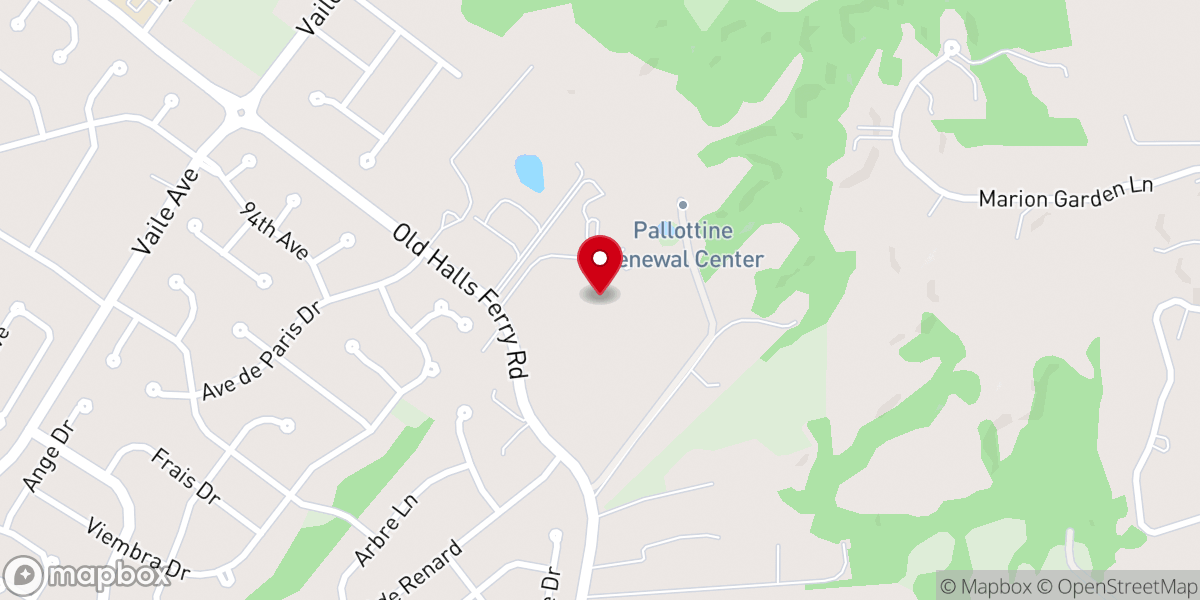 Map showing location of Pallottine Missionary Sisters