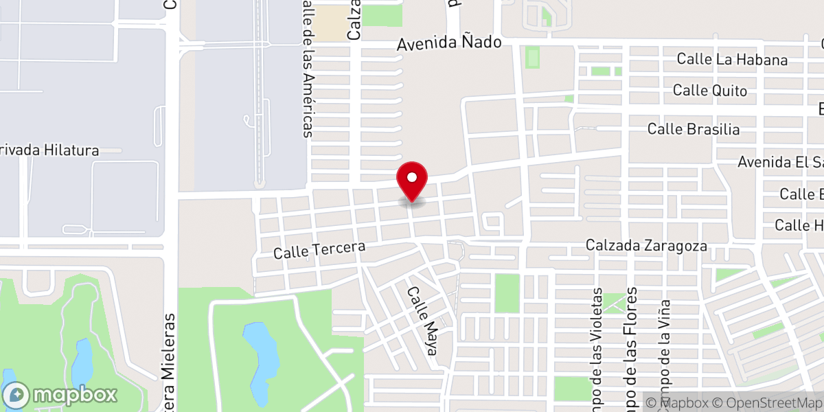 Map showing location of Iglesia Cristiana Bautista Cristo Vive