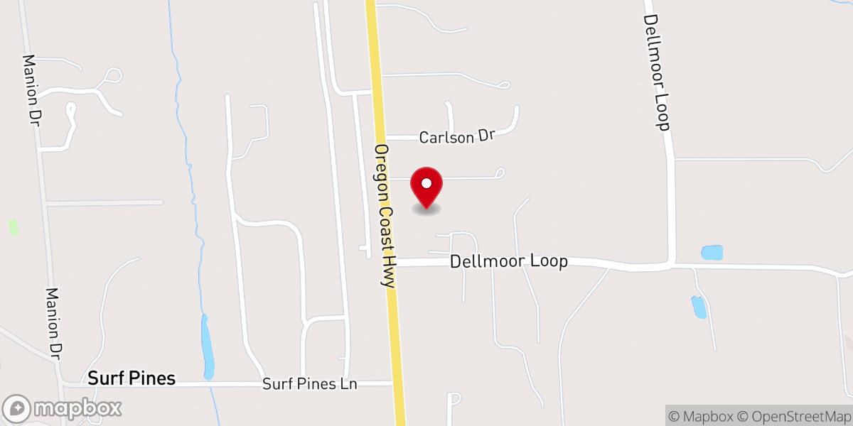 Map showing location of Lighthouse Christian Church