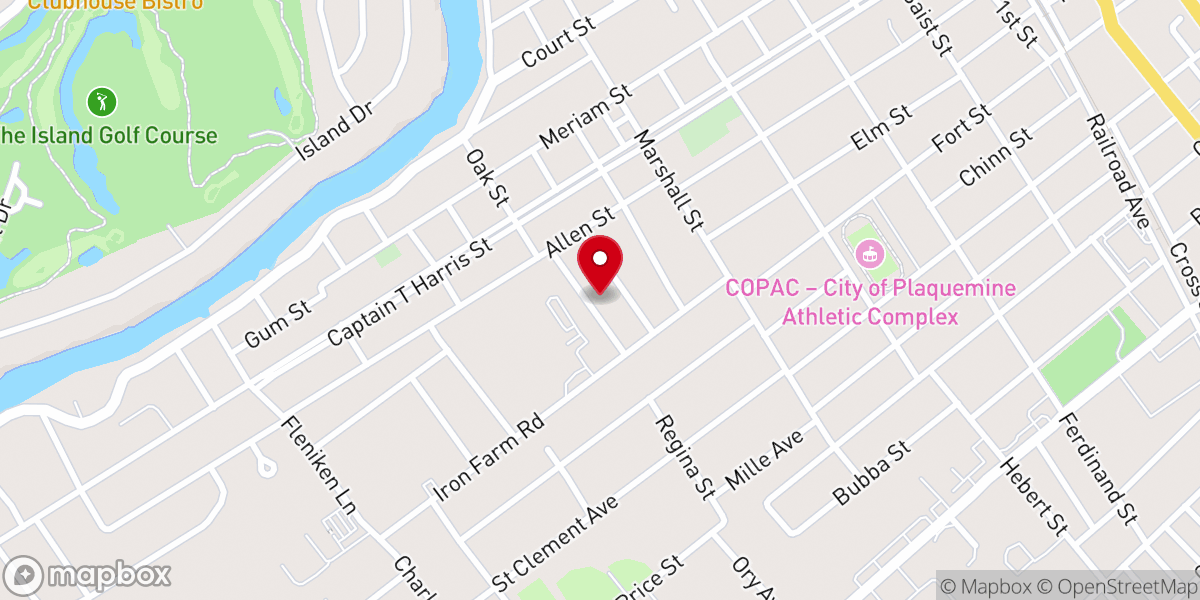 Map showing location of OLD ST LUKE BAPTIST CHURCH