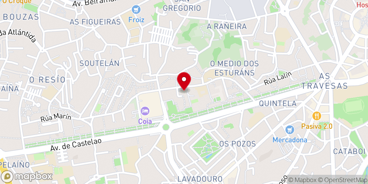Map showing location of Testigos de Jehová