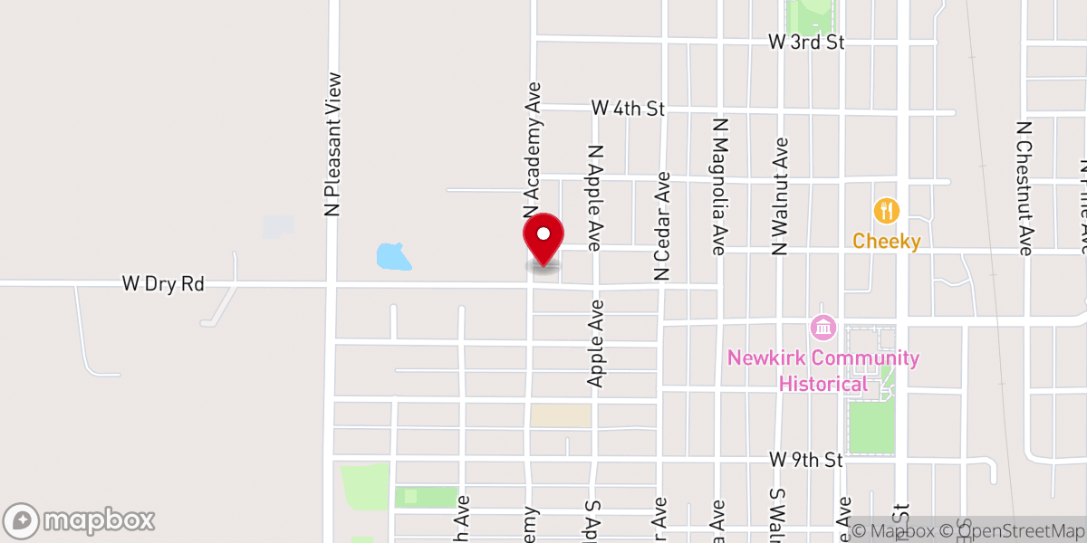 Map showing location of St Francis Parish Hall