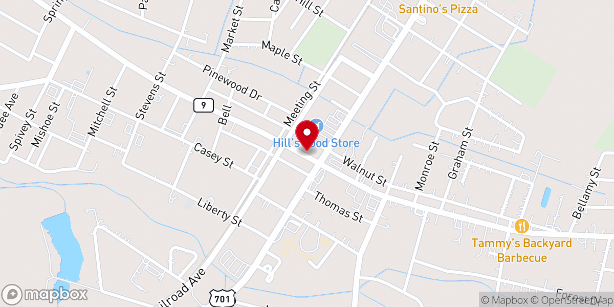 Map showing location of Salvation Army