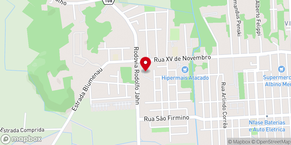 Map showing location of Paróquia Nossa Senhora Medianeira